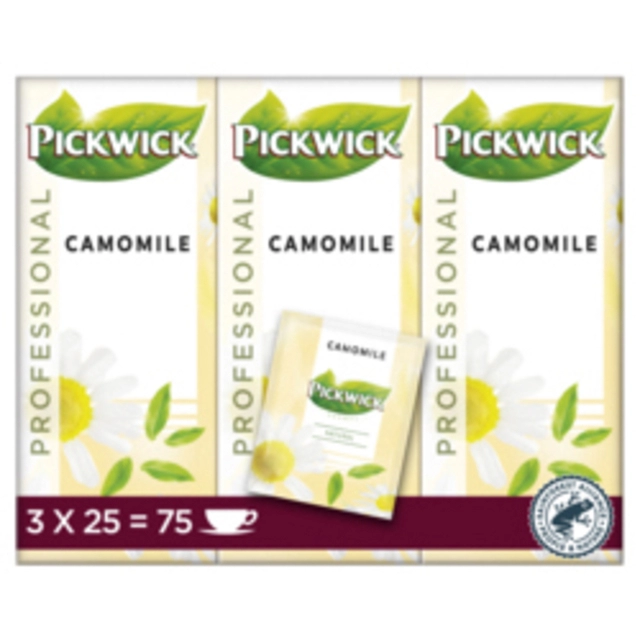 Een Thee Pickwick camomile 25x1.5gr koop je bij Hoekmankantoorartikelen.nl