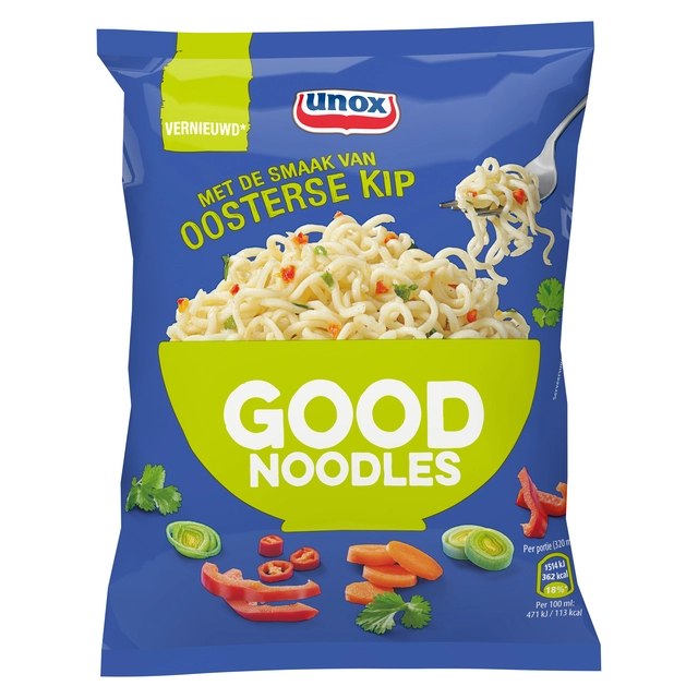 Een Good Noodles Unox oosterse kip koop je bij VHK Kantoorartikelen