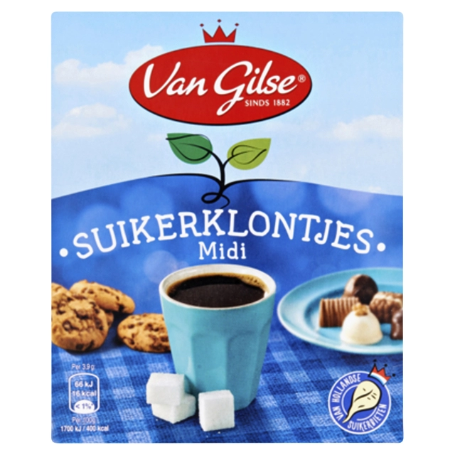 Een Suikerklontjes Van Gilse Midi 750gram koop je bij VHK Kantoorartikelen