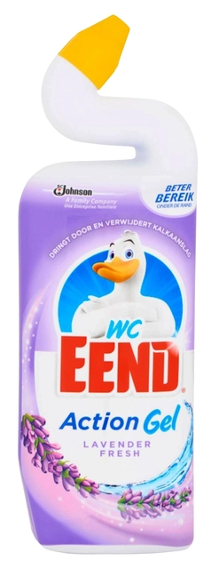 Een Sanitairreiniger Wc-Eend lavendel 750ml koop je bij VHK Kantoorartikelen