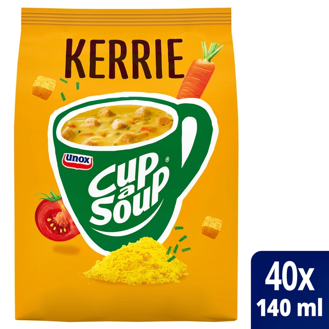 Een Cup-a-Soup Unox machinezak kerrie 140ml koop je bij Hoekmankantoorartikelen.nl