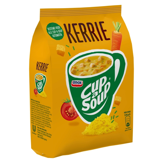 Een Cup-a-Soup Unox machinezak kerrie 140ml koop je bij Hoekmankantoorartikelen.nl