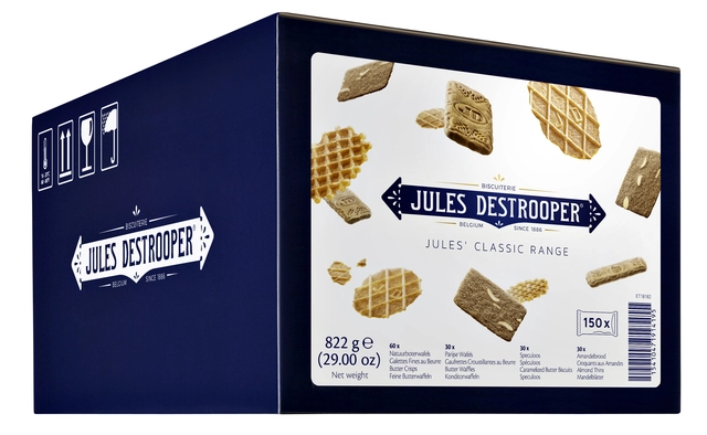 Een Koekjes Jules Destrooper Classic Range 150st. koop je bij VHK Kantoorartikelen