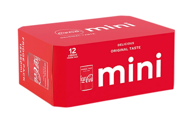 Een Frisdrank Coca Cola Regular blik 150ml koop je bij VHK Kantoorartikelen