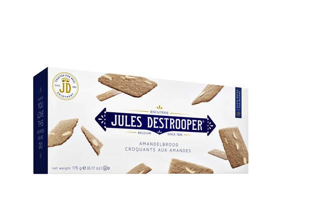 Een Amandelbrood Jules Destrooper 175gr koop je bij VHK Kantoorartikelen