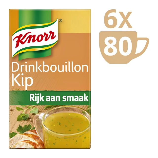 Een Drinkbouillon Knorr kip tuinkruiden 80 stuks koop je bij Hoekmankantoorartikelen.nl