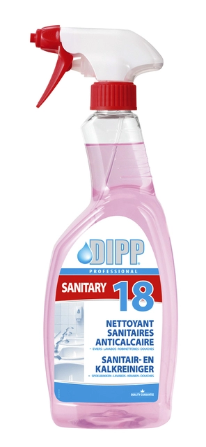 Een Sanitairreiniger DIPP spray koop je bij VHK Kantoorartikelen