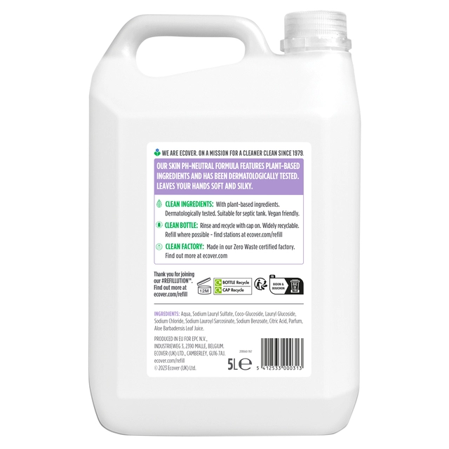 Een Handzeep Ecover lavendel 5 liter koop je bij Company Supplies