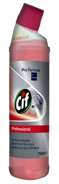 Een Sanitairontkalker Cif Professional 750ml koop je bij VHK Kantoorartikelen