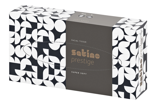 Een Facial tissues Satino Prestige 2-laags 100vel wit 206450 koop je bij VHK Kantoorartikelen