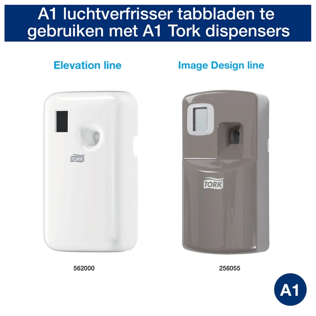 Een Luchtverfrisserdispenser Tork A1 Elevation wit 562000 koop je bij VHK Kantoorartikelen