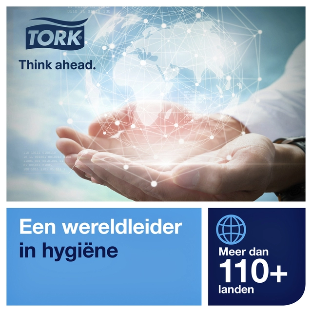 Een Handdoekdispenser Tork H3 Elevation C-vouw en Z-vouw wit 553000 koop je bij VHK Kantoorartikelen