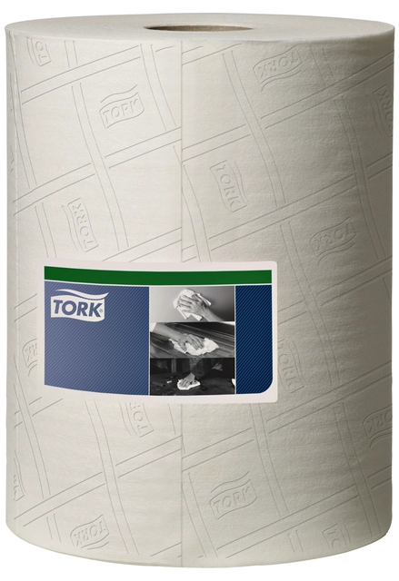 Een Reiningingsdoek Tork W1 herbruikbaar nonwoven 400 vel wit 510137 koop je bij VHK Kantoorartikelen