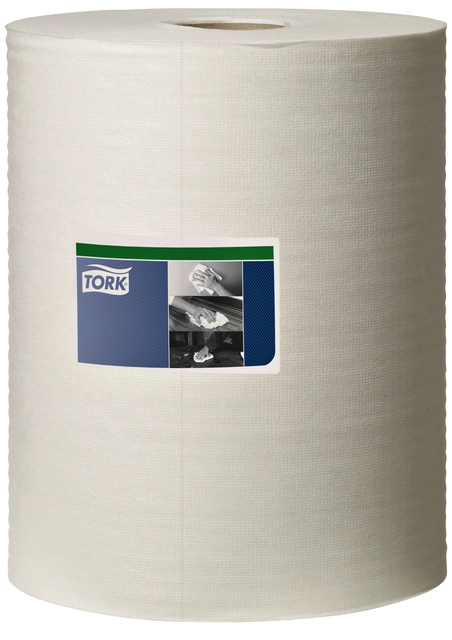 Een Reiningsdoek Tork Heavy-duty combi rol W1/2/3 nonwoven 280 vel wit 530137 koop je bij VHK Kantoorartikelen