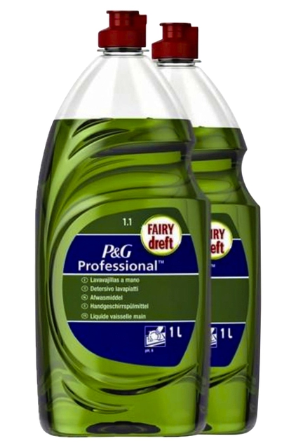 Een Afwasmiddel Dreft Professional 2 x 1 liter koop je bij VHK Kantoorartikelen