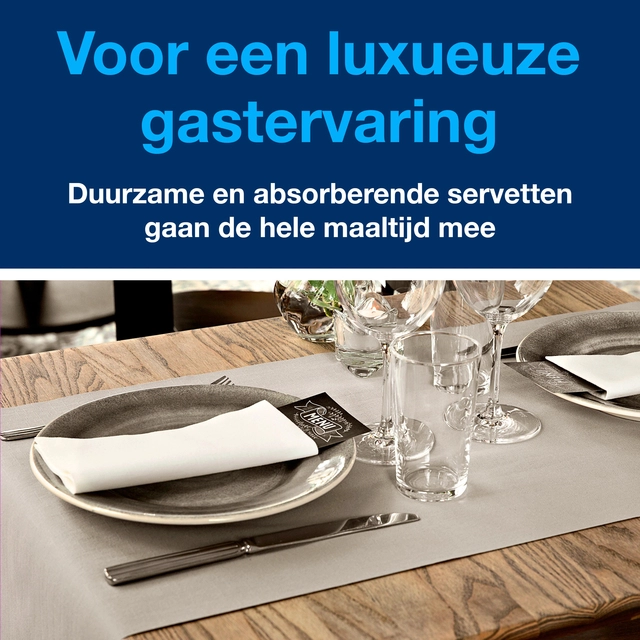 Een Dinnerservetten Tork Premium LinStyle® 1-laags 50 stuks wit 478711 koop je bij Hoekmankantoorartikelen.nl