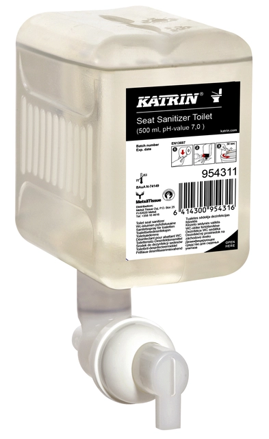 Een Toiletbrilreiniger Katrin navulling 500ml 954311 koop je bij VHK Kantoorartikelen