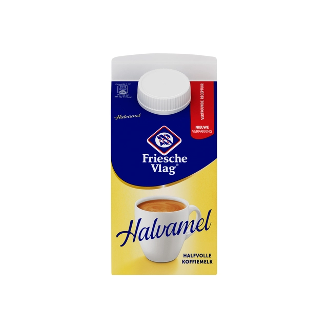 Een Koffiemelk Friesche Vlag halvamel 455ml koop je bij VHK Kantoorartikelen