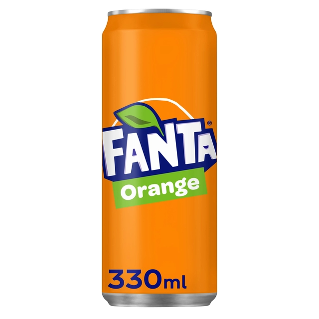 Een Frisdrank Fanta orange blik 330ml koop je bij VHK Kantoorartikelen