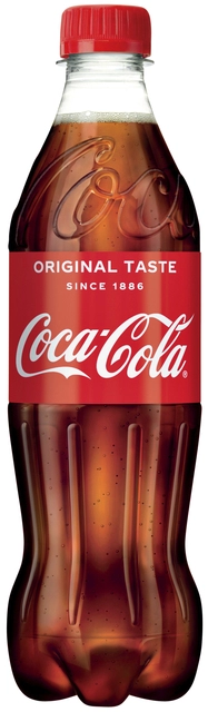 Een Frisdrank Coca Cola regular petfles 500ml koop je bij VHK Kantoorartikelen