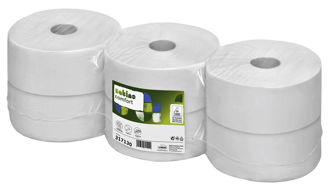 Een Toiletpapier Satino Comfort JT2 2-laags 380m wit 317130 koop je bij VHK Kantoorartikelen