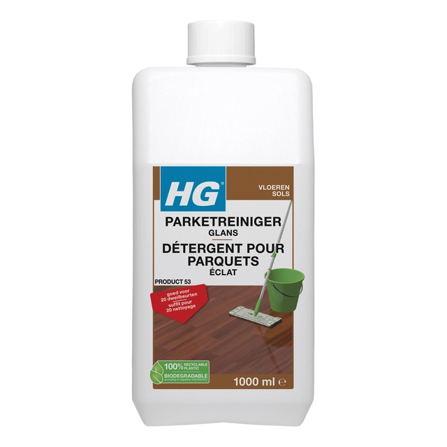 Een Vloerreiniger HG voor parketvloeren 1 liter koop je bij VHK Kantoorartikelen