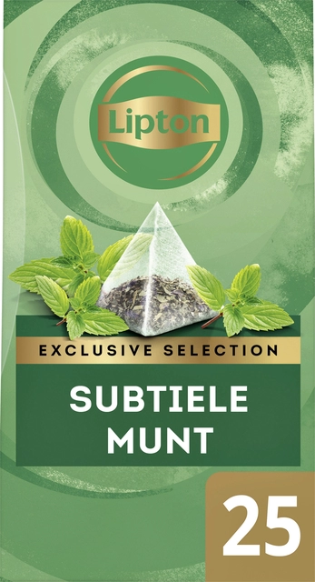 Een Thee Lipton Exclusive subtiele munt 25x2gr koop je bij VHK Kantoorartikelen