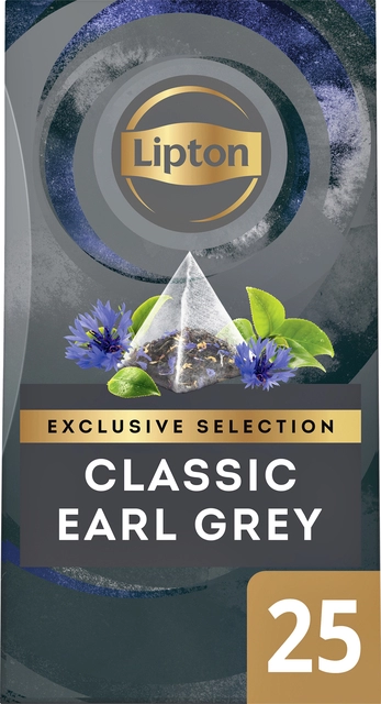 Een Thee Lipton Exclusive earl grey 25x2gr koop je bij VHK Kantoorartikelen