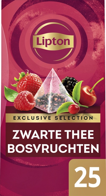 Een Thee Lipton Exclusive bosvruchten 25x2gr koop je bij VHK Kantoorartikelen