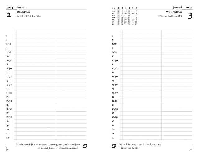 Een Agendavulling 2025 Succes Junior 1dag/1pagina koop je bij VHK Kantoorartikelen