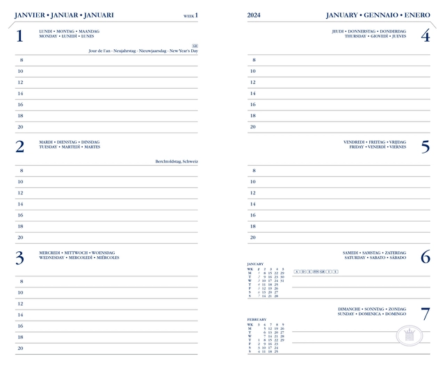 Een Agenda 2025 Ryam Memoplan 7 Nappa 7dagen/2pagina's assorti koop je bij Hoekmankantoorartikelen.nl