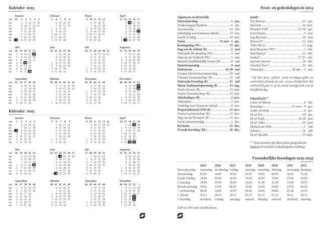 Een Agendavulling 2025 Succes Executive A5 7dagen/2pagina's koop je bij VHK Kantoorartikelen