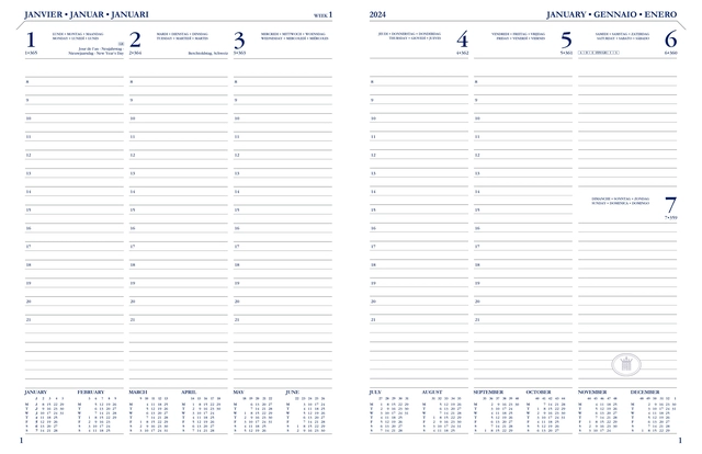 Een Agenda 2025 Ryam Executive Mundior 7dagen/2pagina's zwart koop je bij Hoekmankantoorartikelen.nl