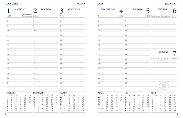 Een Agenda 2025 Ryam Weekplan Plus Mundior 7dagen/2pagina's zwart koop je bij Hoekmankantoorartikelen.nl