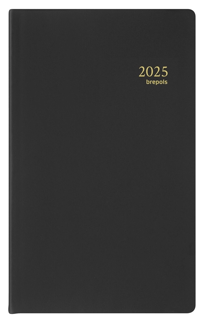 Een Agenda 2025 Brepols Breplan Seta 7dagen/1pagina assorti zwart bordeaux blauw koop je bij Hoekmankantoorartikelen.nl