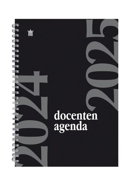 Een Schoolagenda 2024-2025 Ryam docenten 7dagen/2pagina's spiraal zwart koop je bij VHK Kantoorartikelen