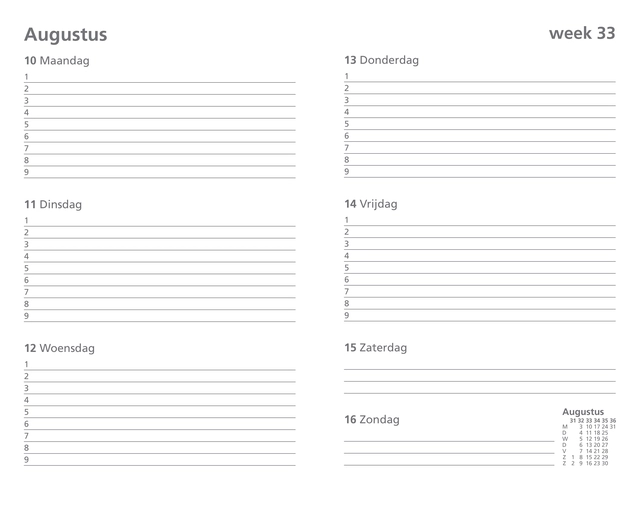 Een Schoolagenda 2024-2025 Ryam docenten 7dagen/2pagina's spiraal zwart koop je bij VHK Kantoorartikelen