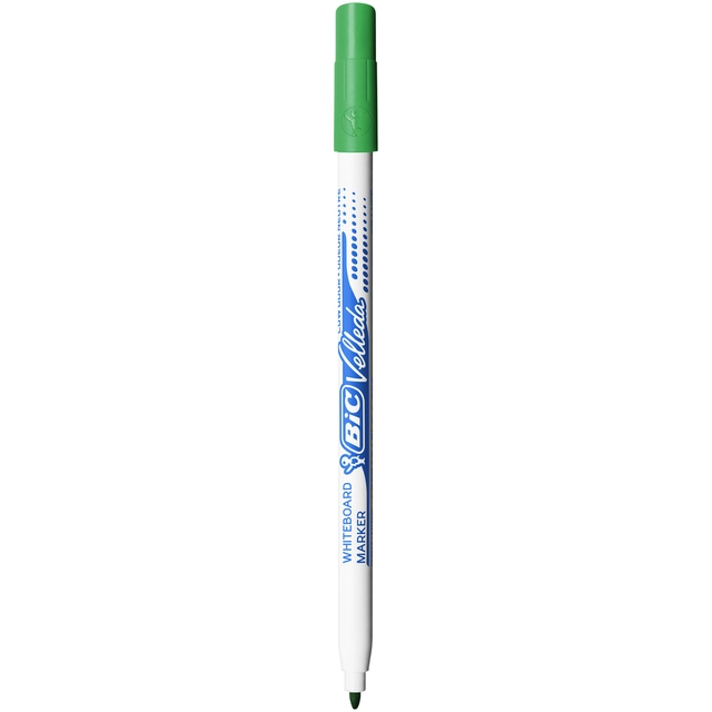 Een Viltstift Bic Velleda 1721 whiteboard rond fijn groen koop je bij VHK Kantoorartikelen