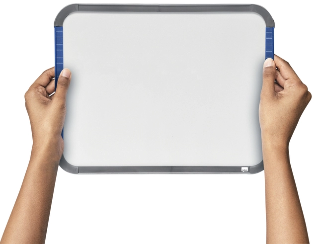 Een Whiteboard Nobo Slim Line 22x28cm wit koop je bij VHK Kantoorartikelen