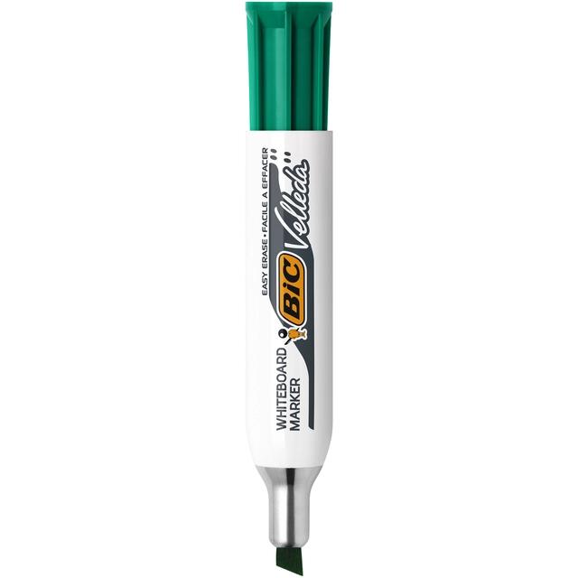 Een Viltstift Bic Velleda 1781 whiteboard schuin large groen koop je bij VHK Kantoorartikelen