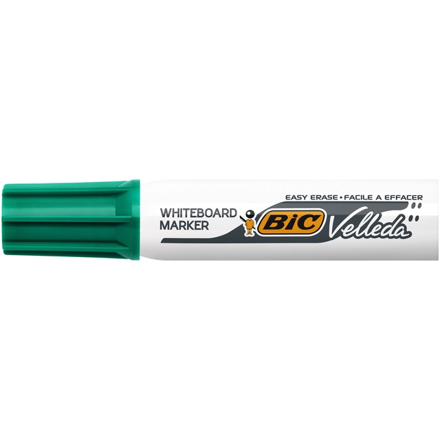 Een Viltstift Bic Velleda 1781 whiteboard schuin large groen koop je bij VHK Kantoorartikelen