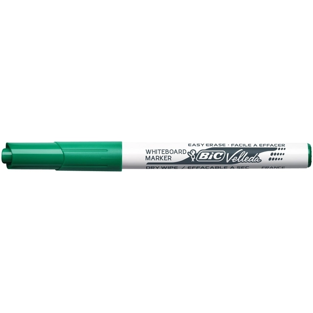 Een Viltstift Bic Velleda 1741 whiteboard rond medium groen koop je bij VHK Kantoorartikelen