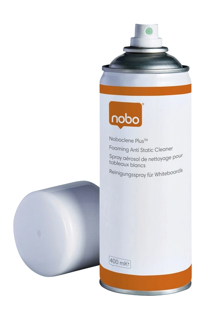 Een Whiteboardreiniger Nobo noboclene plus 400ml koop je bij Hoekmankantoorartikelen.nl