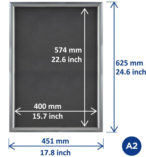 Een Kliklijst Europel A2 25mm koop je bij VHK Kantoorartikelen