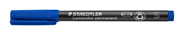 Een Viltstift Staedtler Lumocolor 313 permanent S blauw koop je bij VHK Kantoorartikelen