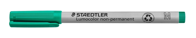 Een Viltstift Staedtler Lumocolor 313 permanent S groen koop je bij VHK Kantoorartikelen