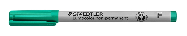 Een Viltstift Staedtler Lumocolor 316 non permanent F groen koop je bij VHK Kantoorartikelen