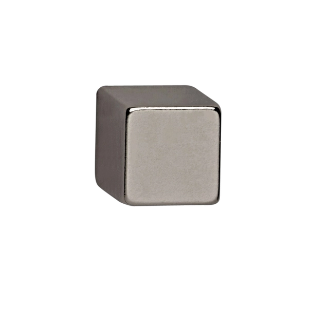 Een Magneet MAUL Neodymium kubus 10x10x10mm 3.8kg nikkel 4 stuks koop je bij Hoekmankantoorartikelen.nl