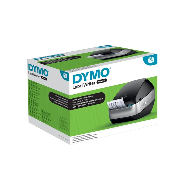 Een Labelprinter Dymo LabelWriter Wireless desktop zwart koop je bij VHK Kantoorartikelen