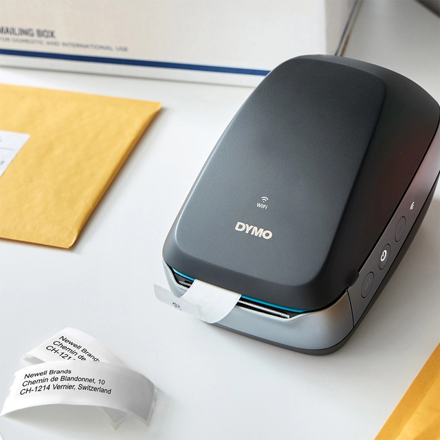 Een Labelprinter Dymo LabelWriter Wireless desktop zwart koop je bij VHK Kantoorartikelen